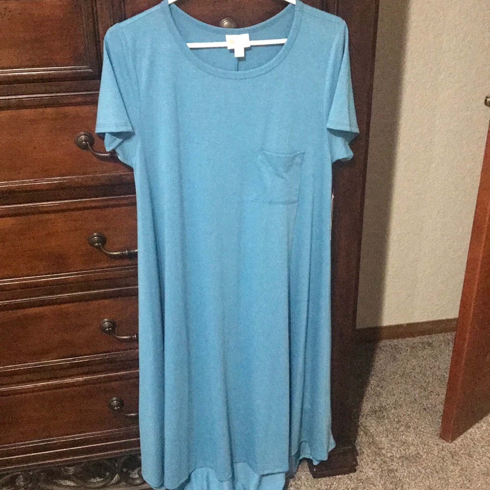 Blue Carly dress by Lularoe
